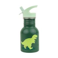 A Little Lovely Company Kleine RVS Drinkfles - Dinosaur