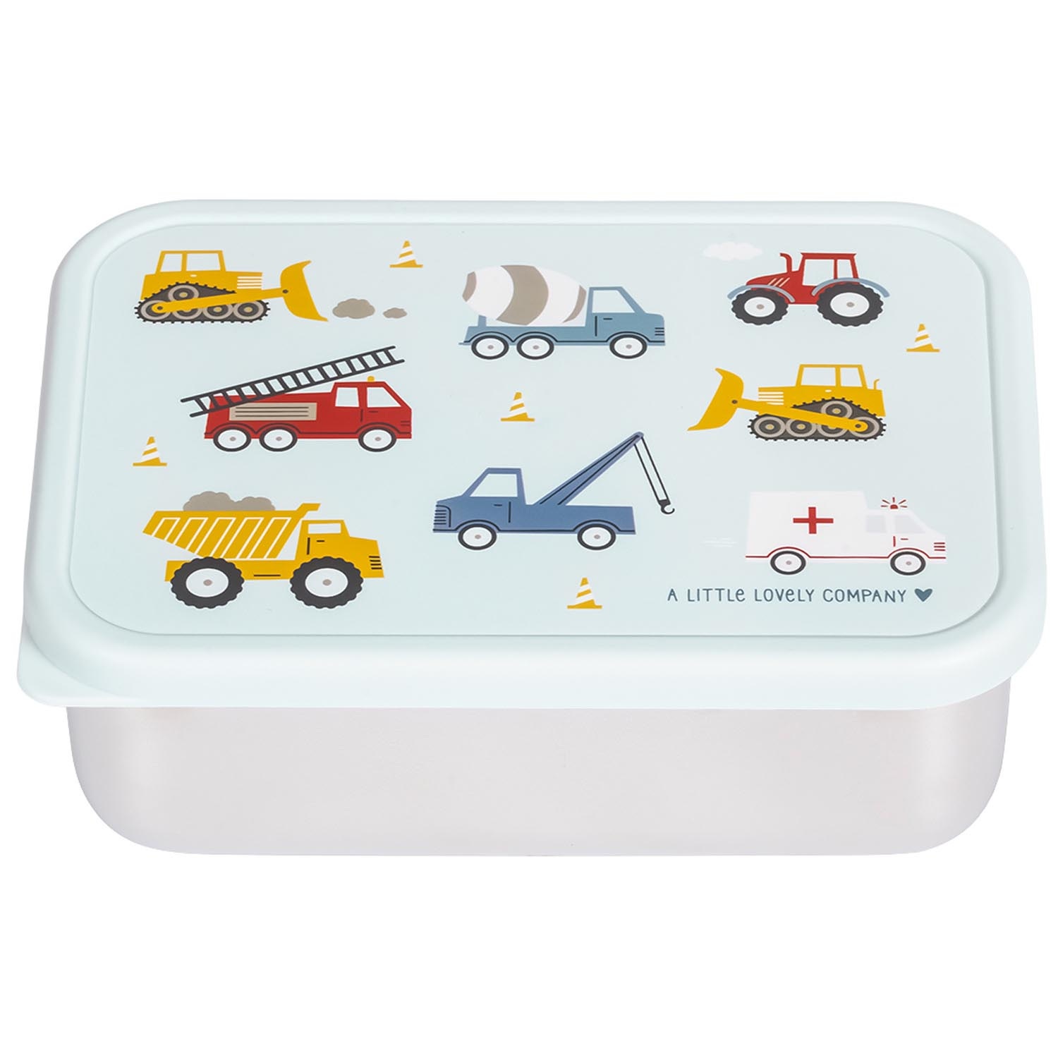 A Little Lovely Company lunchbox Voertuigen