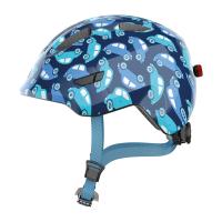 Abus Smiley 3.0 LED Helm Blue Car Mt. M