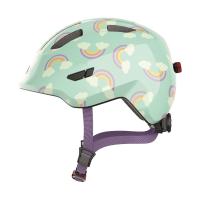 Abus Smiley 3.0 LED Helm Blue Rainbow Mt. S