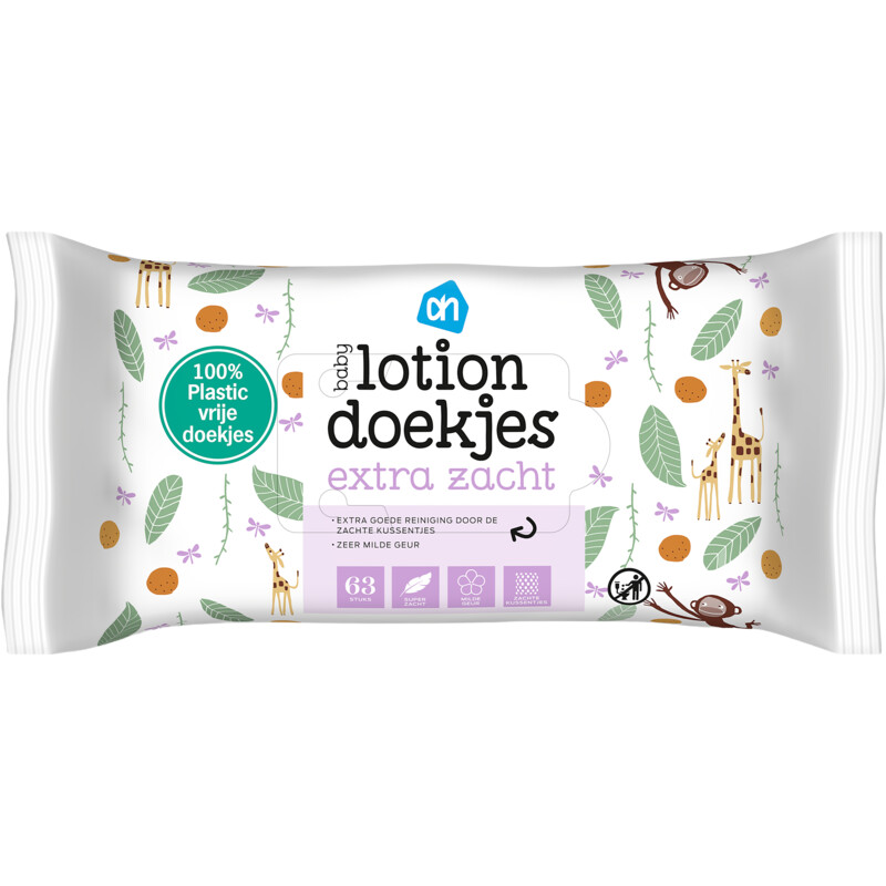 AH Baby lotiondoekjes extra zacht