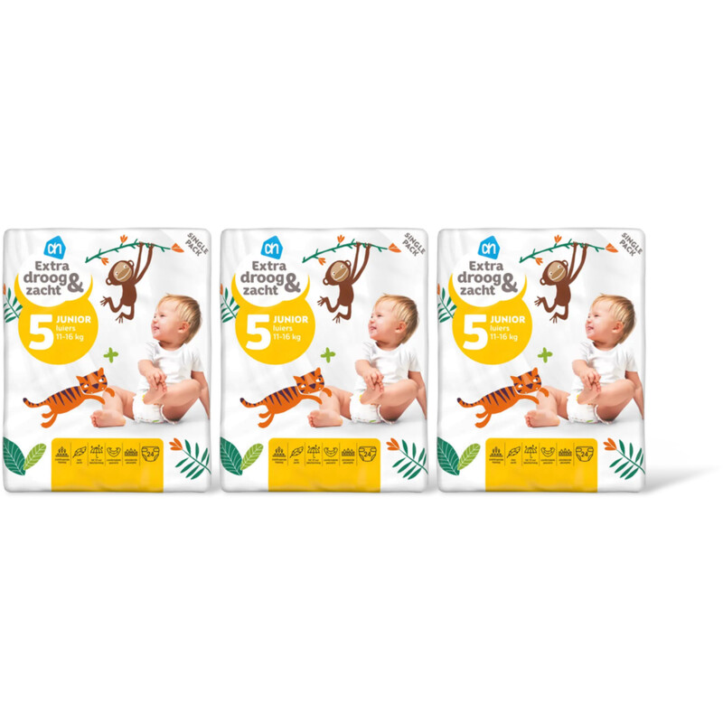 AH EDEZ open luiers maat 5 3-pack
