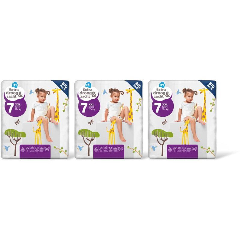 AH EDEZ open luiers maat 7 3-pack