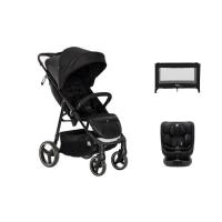 Baby Logeer & Oppas Bundel - Puck Flo Buggy | Qute Q-Break campingbed | Puck June Autostoel