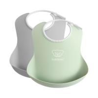 BabyBjörn Duo Slab - Grijs / Pastelgroen
