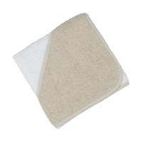 Babypark Badcape Wit / Beige