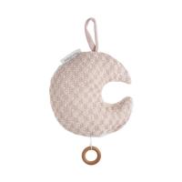 Baby's Only Happiness Muziekdoosje Maan - Oud Roze