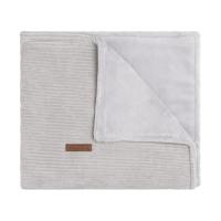Baby's Only Ledikantdeken Sense Teddy Kiezelgrijs100 x 135 cm