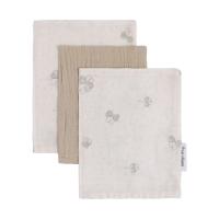Baby's Only Tender Washandje - 3-Pack - Beige / Clover
