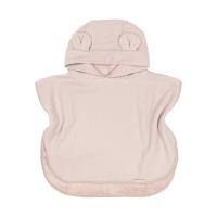 Bamboom Badponcho Baby 0–2 Jaar - Bamboe Wafel Terry - Vintage Pink