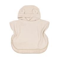 Bamboom Badponcho Baby 0–2 Jaar - Bamboe Wafel Terry - Warm White
