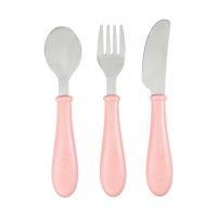 Beaba Bestekset - Set van 3 – Oud Roze