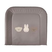 Bébé-Jou Aankleedkussen 72x77cm - Miffy and Friends - Chalk Brown