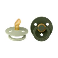 BiBs Fopspeen - Anatomisch - 0-6 Mnd - 2 Stuks - Sage/Hunter Green