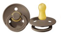 BiBs Fopspeen - Rond - 0-6 Mnd - Dark Oak