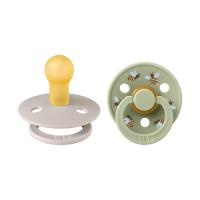 BiBs Studio Colour Fopspeen - Rond - 2 Stuks - 0-6 Mnd - Bumblebee Mushroom