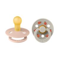 BiBs Studio Colour Fopspeen - Rond - 2 Stuks - 0-6 Mnd - Ladybug Blush Mix