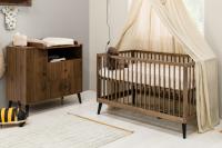 Bopita Ledikant 70 x 140 - Commode - Zara - Walnoot