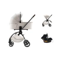 Britax Römer RIO Diamond Lux 3-in-1 Kinderwagen - Soft Taupe | Kidsriver Autostoel - Curve - Black