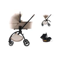 Britax Römer RIO Diamond Style 3-in-1 Kinderwagen - Teak | Kidsriver Autostoel - Curve - Black