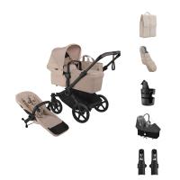 Bugaboo Donkey 6 Single Kinderwagen 2-in-1 - Essentiël Bundel - Black/Desert Taupe