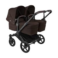 Bugaboo Donkey 6 Twin Kinderwagen - Renew - Black/Cocoa Brown