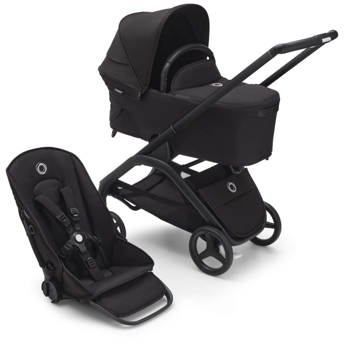 Bugaboo Dragonfly compleet Midnight Black