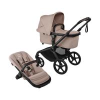 Bugaboo Fox 5 Renew Complete Kinderwagen - Black / Desert Taupe Melange / Desert Taupe Melange