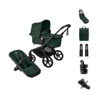 Bugaboo Fox 5 Renew Kinderwagen 2-in-1 - Essential Bundel - Black / Fern Green