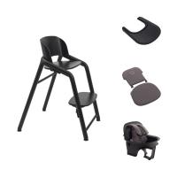 Bugaboo Giraffe Kinderstoel Compleet Bundel - Black/Grey