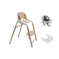 Bugaboo Giraffe Kinderstoel Compleet Bundel - Wood / White