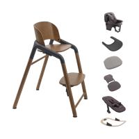 Bugaboo Giraffe Kinderstoel Ultimate Bundel – Wood/Grey
