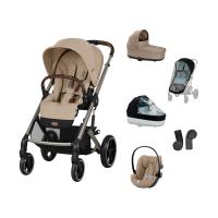 Cybex Balios 3-in-1 Kinderwagen Set L - Almond Beige/Beige