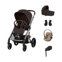 Cybex Balios 3-in-1 Kinderwagen Set M - Chocolate Brown/Beige