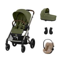 Cybex Balios 3-in-1 Kinderwagen Set S - Moss Green/Khaki