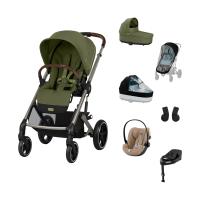 Cybex Balios 3-in-1 Kinderwagen Set XL - Moss Green/Khaki