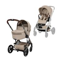 Cybex Balios S Lux 2-in-1 Kinderwagen Met Opvouwbare Reiswieg - Almond Beige