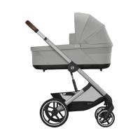 Cybex Balios S Lux Kinderwagen 2-in-1 - Silver - Stone Grey / Mid Grey