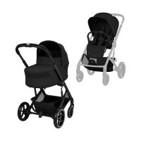 Cybex Balios S Lux Kinderwagen en Reiswieg Black - Moon Black