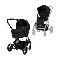 Cybex Balios S Lux Kinderwagen Met Opvouwbare Reiswieg Black - Moon Black