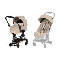 Cybex Coya Comfort Buggy Met Reiswieg - Matt Black/Cozy Beige