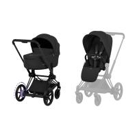 Cybex e-Priam 5 Comfort Kinderwagen 2-in-1 - Black/Sepia Black