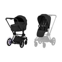 Cybex e-Priam 5 Comfort Kinderwagen 2-in-1 - Black/Sepia Black