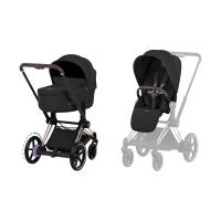 Cybex e-Priam 5 Comfort Kinderwagen 2-in-1 - Rosegold/Sepia Black