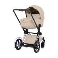 Cybex e-Priam 5 Style Kinderwagen 2-in-1 - Chrome Brown/Cozy Beige