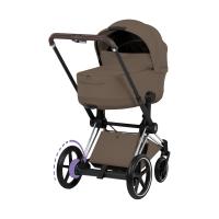 Cybex e-Priam 5 Style Kinderwagen 2-in-1 - Chrome Brown/Coconut Brown