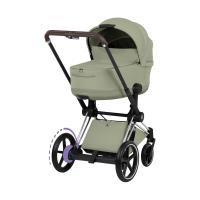 Cybex e-Priam 5 Style Kinderwagen 2-in-1 - Chrome Brown/Sage Green