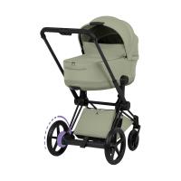 Cybex e-Priam 5 Style Kinderwagen 2-in-1 - Matt Black/Sage Green
