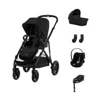 Cybex Gazelle S 3-in-1 Kinderwagen Set M - Black/Moon Black
