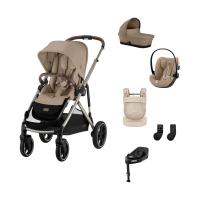 Cybex Gazelle S 3-in-1 Kinderwagen Set M Incl. Amya - Taupe/Almond Beige